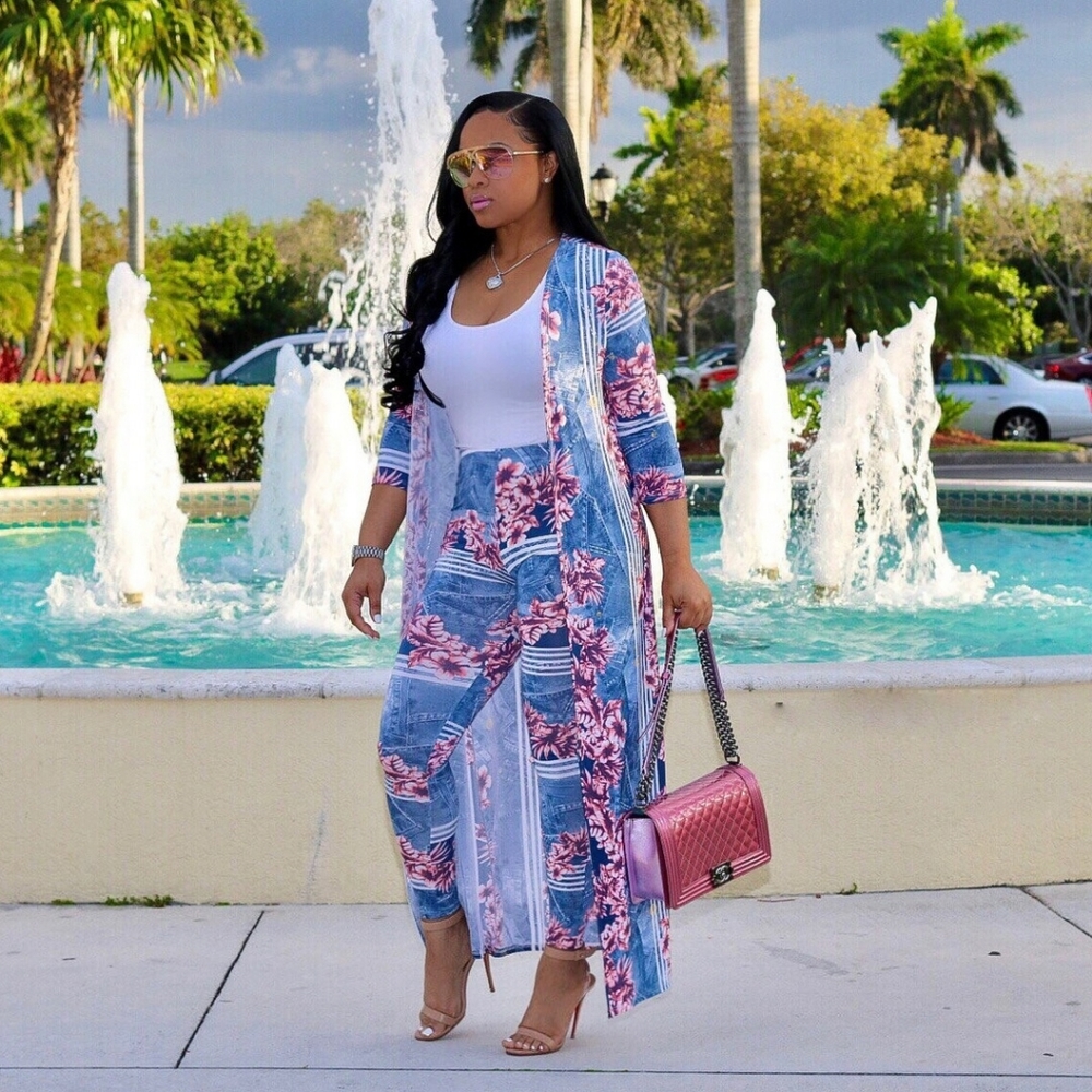 Two piece pants suits